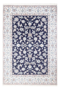 Tapis persan - Nain - 293 x 197 cm - bleu foncé