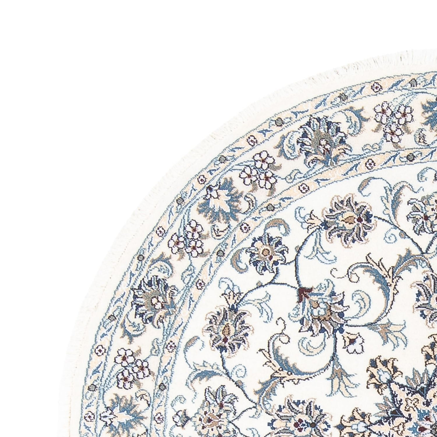 Perserteppich - Nain rund  - 150 x 150 cm - creme