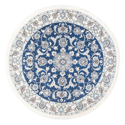 Perserteppich - Nain rund  - 150 x 150 cm - blau