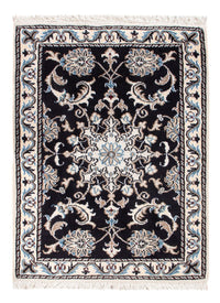 Tapis persan - Nain - Royal - 90 x 60 cm - bleu foncé