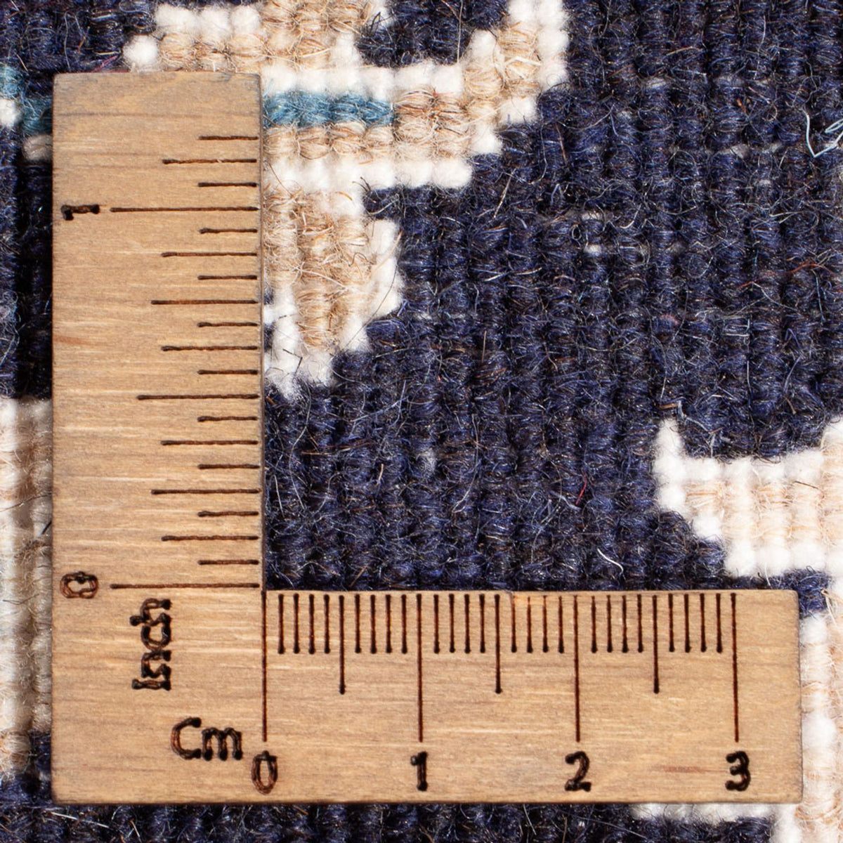 Perserteppich - Nain - Royal - 90 x 60 cm - dunkelblau