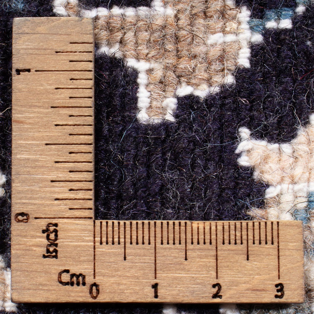 Perserteppich - Nain - Royal - 90 x 60 cm - dunkelblau