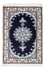 Perserteppich - Nain - Royal - 60 x 40 cm - dunkelblau