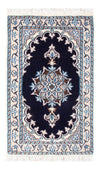Tapis de Nain - 9La Tapis 40x60cm - Tapis persan - bleu foncé - Rectangle / Bleu foncé / 40 x 60 cm Rectangle