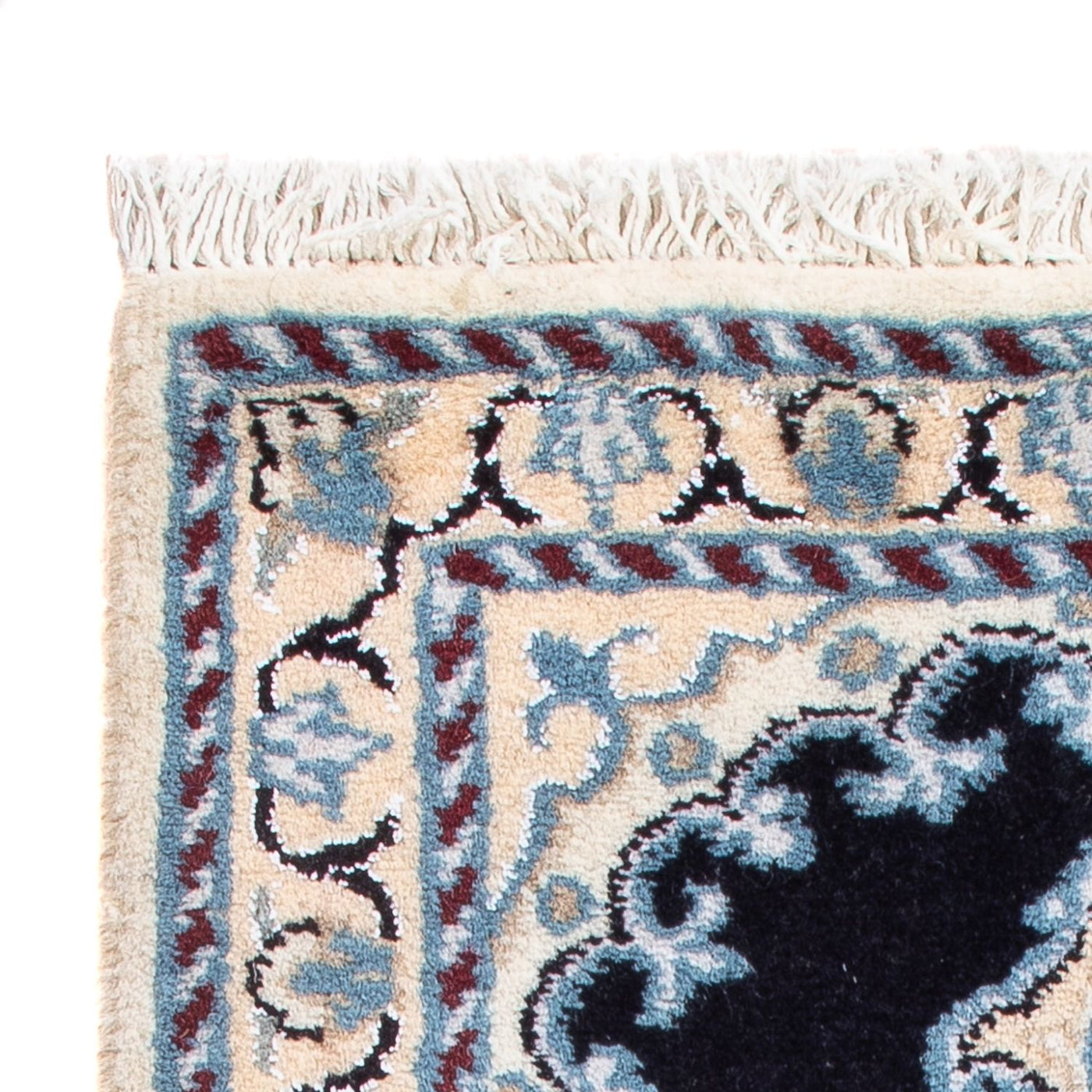 Perserteppich - Nain - Royal - 60 x 40 cm - dunkelblau