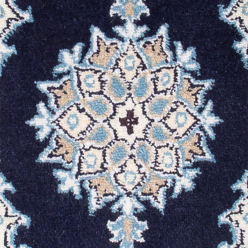 Perserteppich - Nain - Royal - 60 x 40 cm - dunkelblau