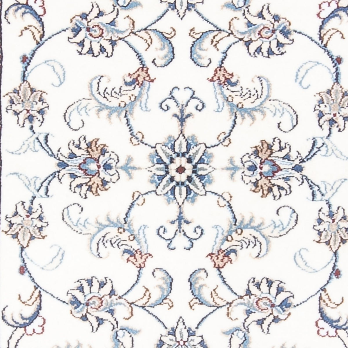 Läufer Perser - Nain - 290 x 74 cm - silber