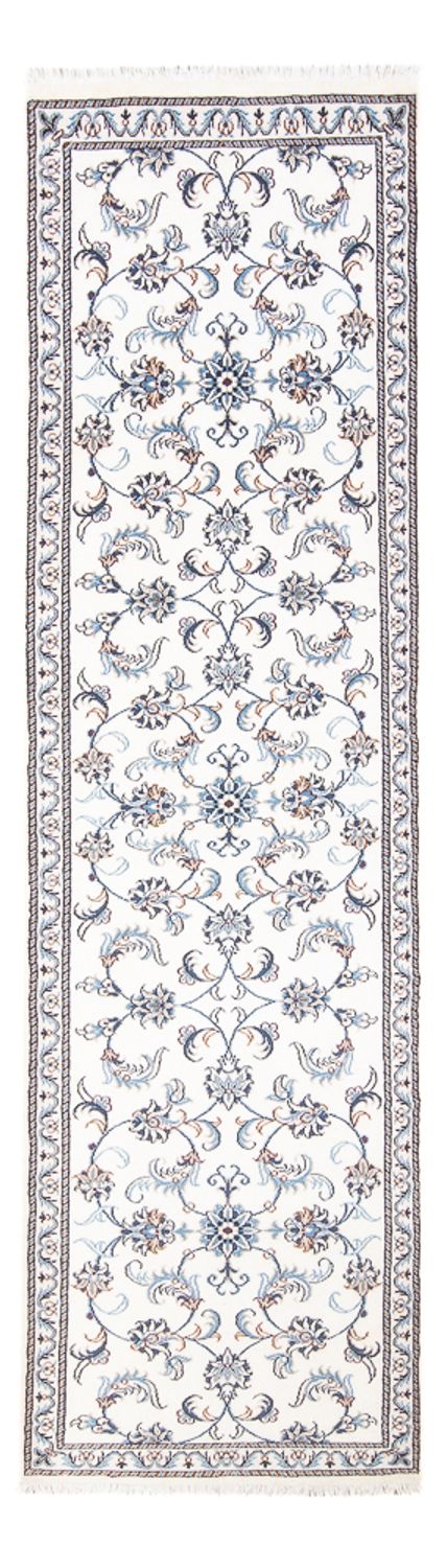 Läufer Perser - Nain - 295 x 82 cm - silber