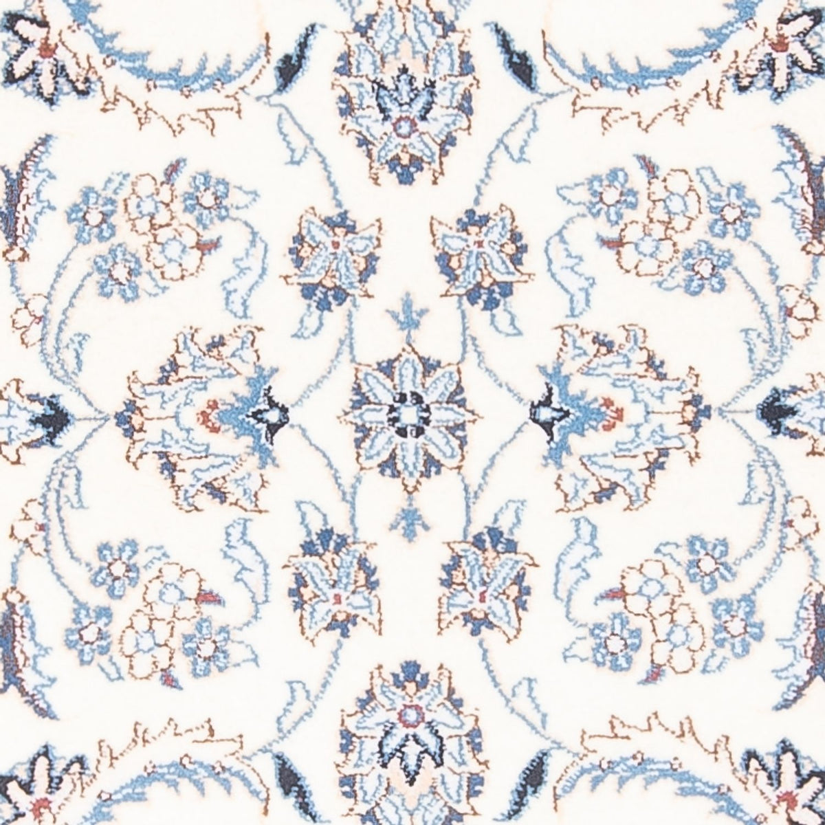 Läufer Perser - Nain - 292 x 81 cm - silber