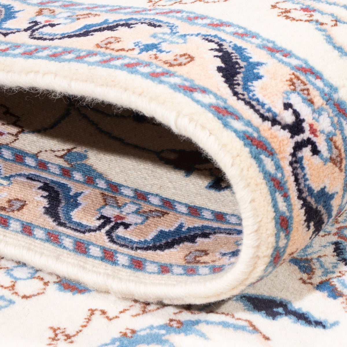 Läufer Perser - Nain - 292 x 81 cm - silber