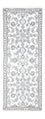 Läufer Perser - Nain - 197 x 75 cm - silber
