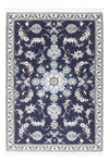 Nain Tapis 90x140cm - Tapis persan - bleu foncé - Rectangle / Bleu foncé / 90 x 140 cm Rectangle