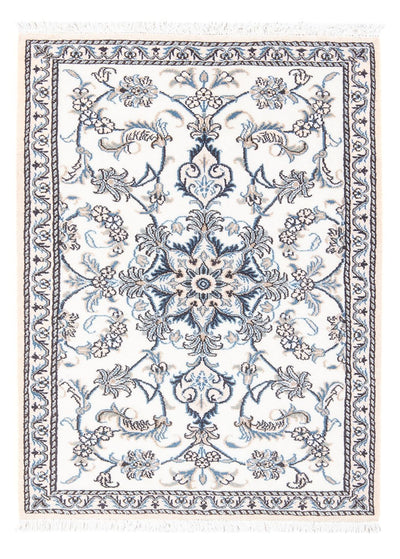 Nain Teppich 90x140cm - Perserteppich - silber
