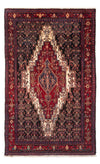 Senneh Tapis 123x188cm - Tapis persan - Rectangle / Bleu foncé / 123 x 188 cm Rectangle