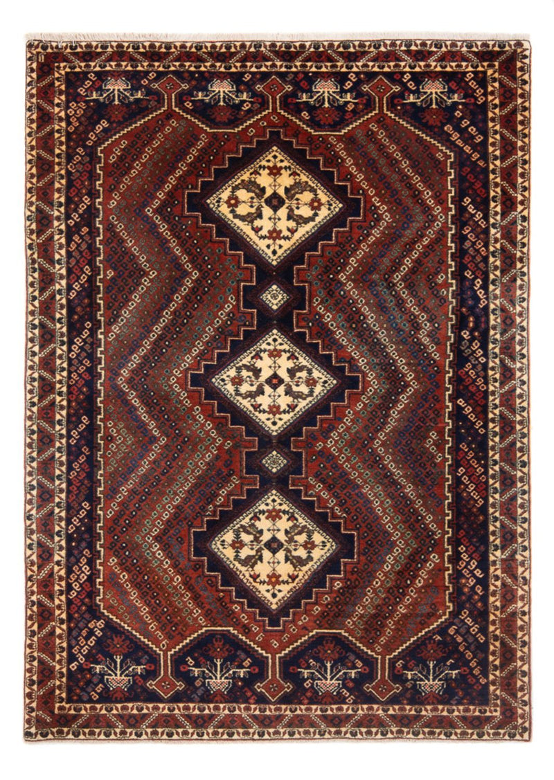 Perserteppich - Nomadic - 208 x 142 cm - rot
