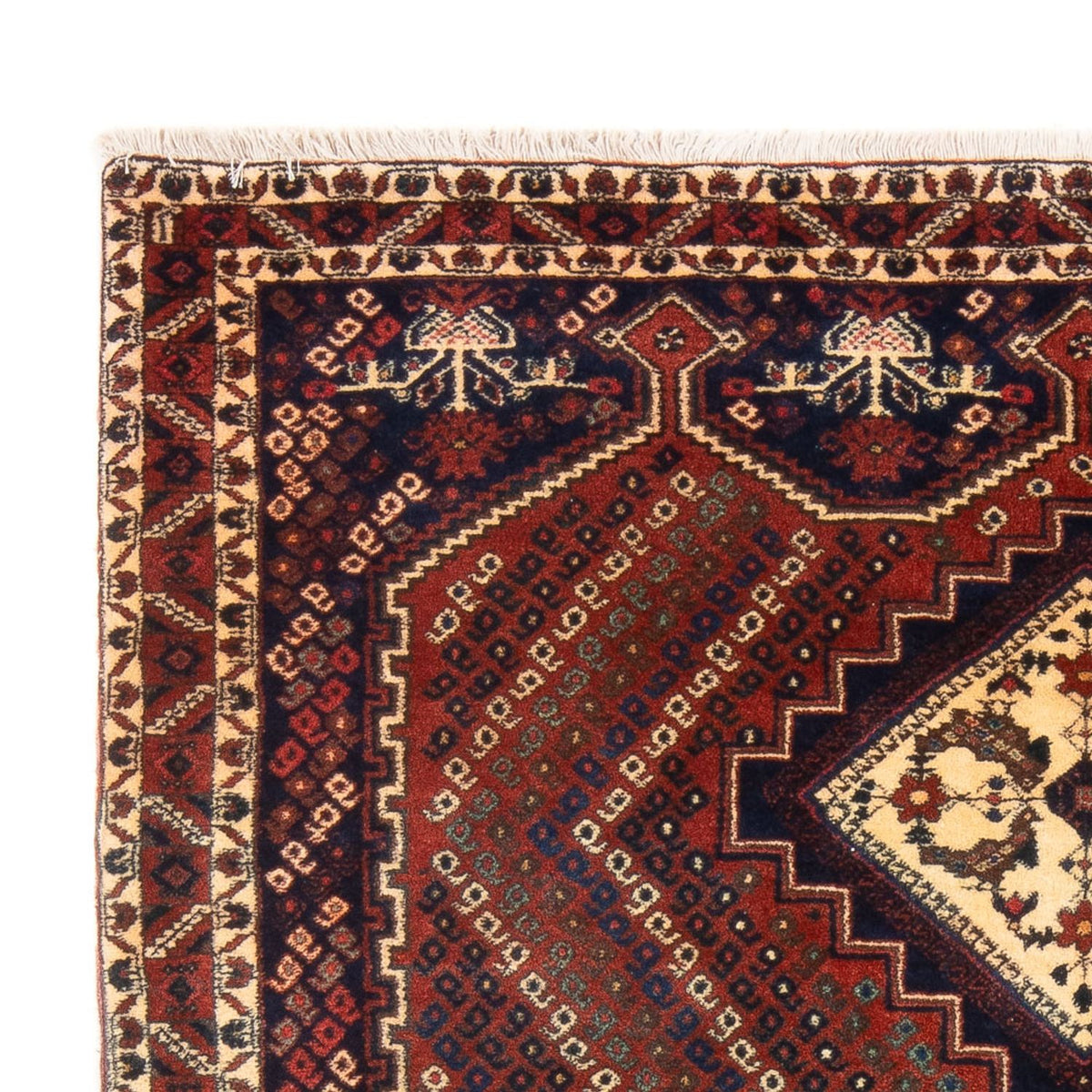 Perserteppich - Nomadic - 208 x 142 cm - rot