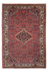 Hamadan Tappeto 123x196cm - Tappeto persiano - Rettangolo / Rosso / 123 x 196 cm Rettangolo