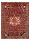 Tapis de Hamadan 155x220cm - Tapis persan - rouge - Rectangle / Rouge / 155 x 220 cm Rectangle