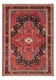 Hamadan Teppich 145x215cm - Perserteppich - rot