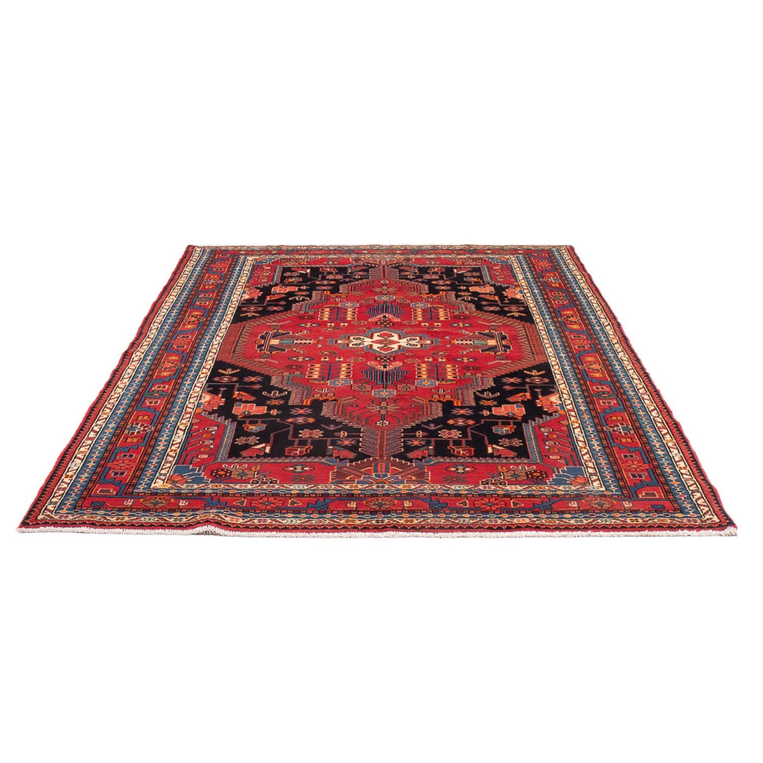Perserteppich - Nomadic - 222 x 154 cm - rot