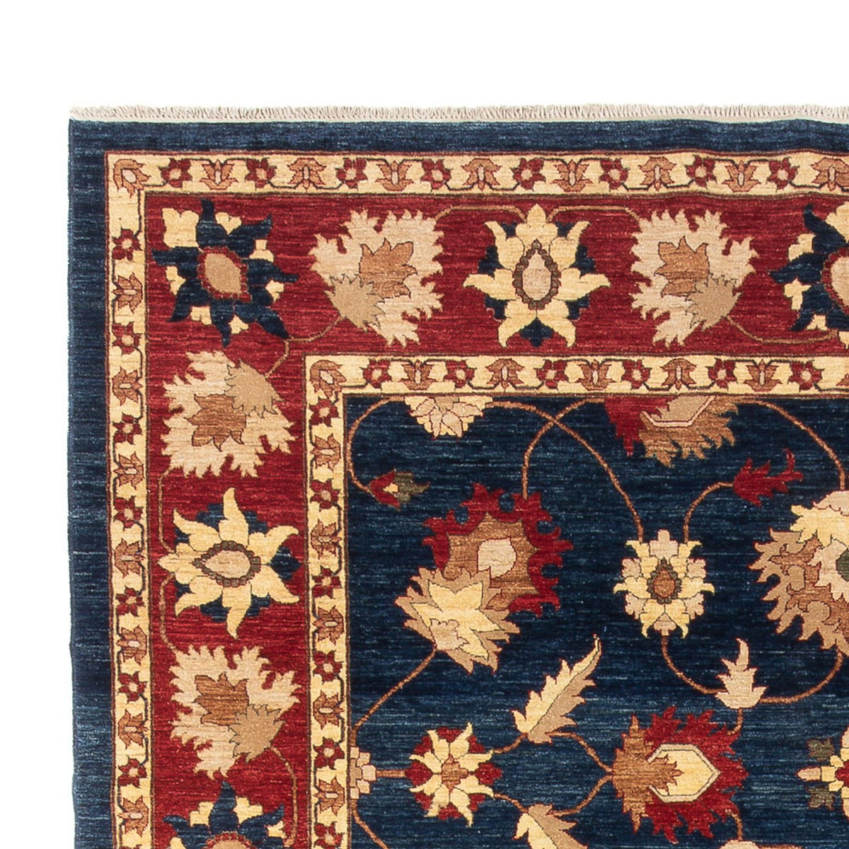 Ziegler Teppich - 379 x 276 cm - dunkelblau