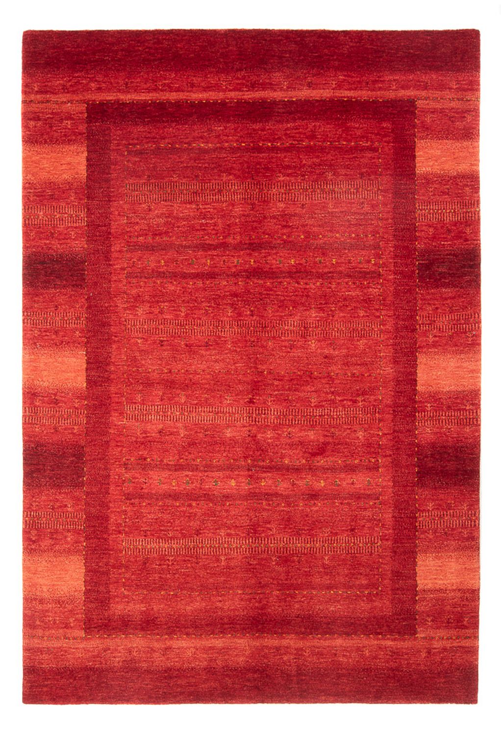 Gabbeh Teppich - Loribaft Perser - 247 x 172 cm - rot