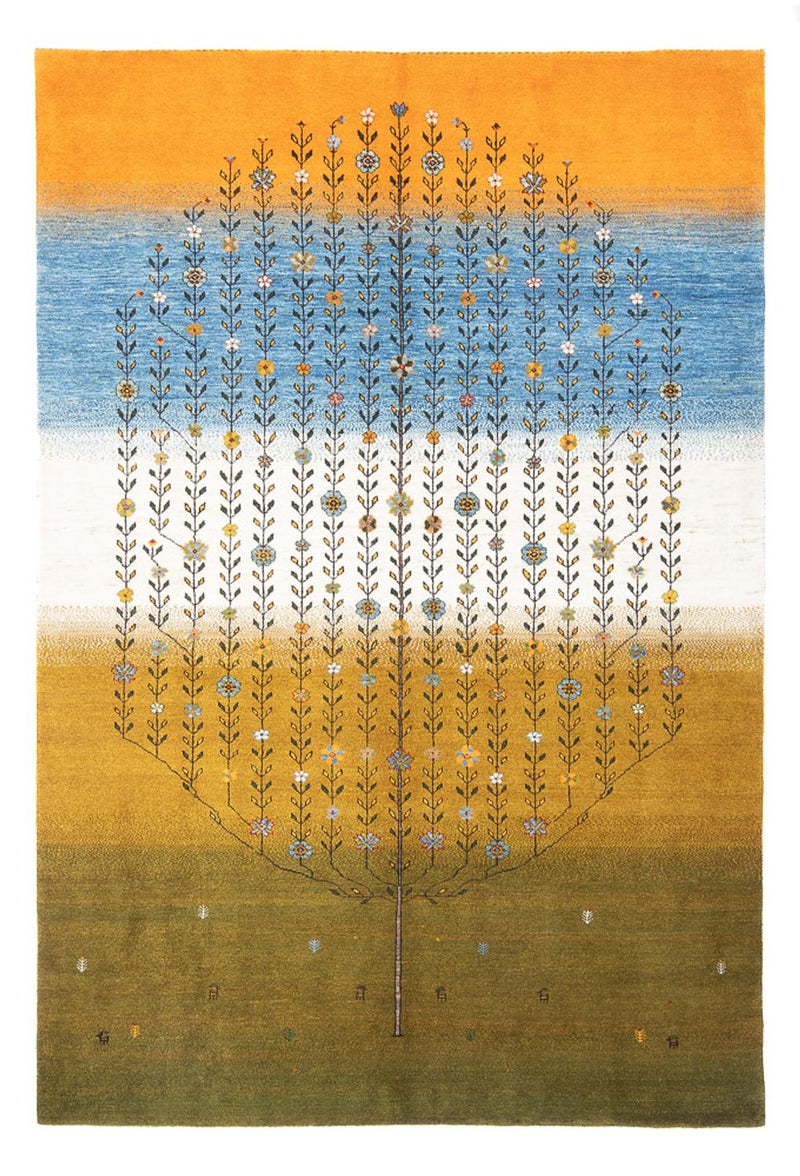 Gabbeh Teppich - Loribaft Perser - 251 x 168 cm - mehrfarbig