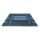Gabbeh Teppich - Loribaft Perser - 216 x 183 cm - dunkelblau