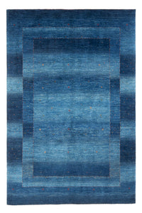 Tapis Gabbeh - Loribaft Persan - 252 x 173 cm - bleu foncé