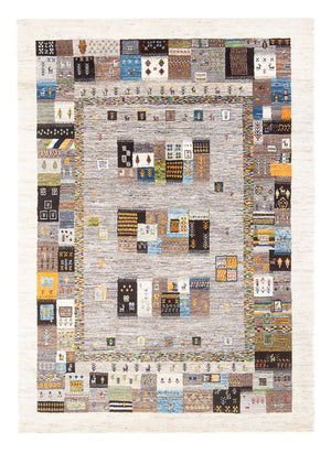 Gabbeh Teppich - Loribaft Perser - 236 x 164 cm - mehrfarbig