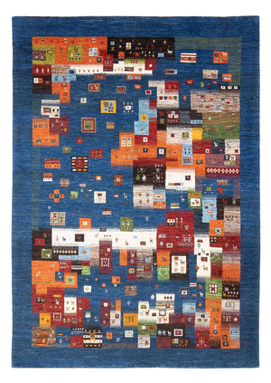 Gabbeh Teppich - Loribaft Perser - 254 x 178 cm - mehrfarbig