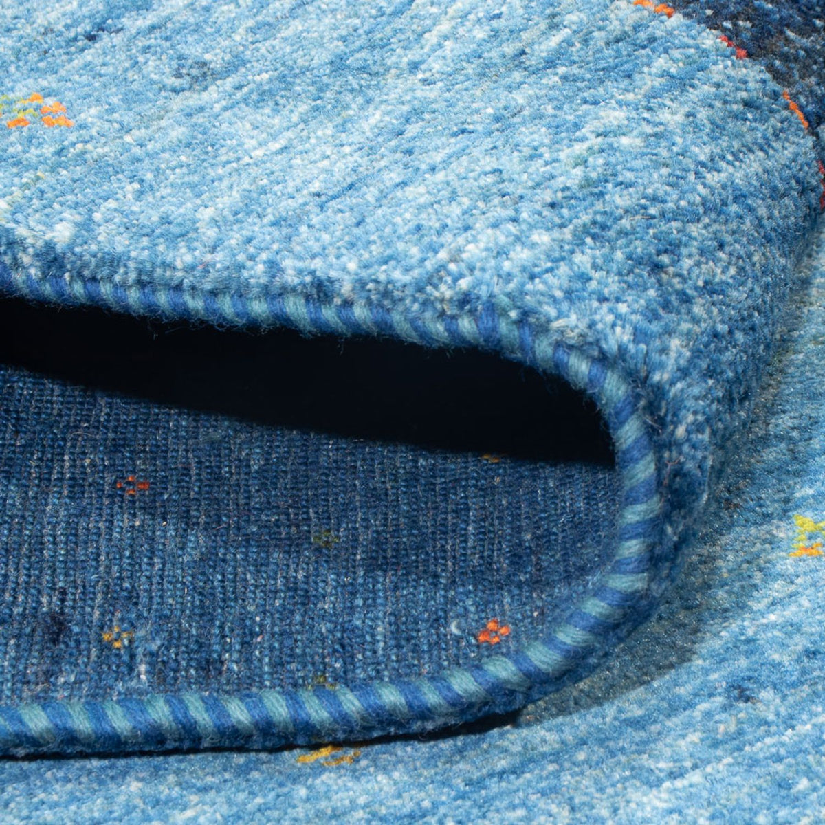 Gabbeh Teppich - Loribaft Perser - 250 x 170 cm - dunkelblau