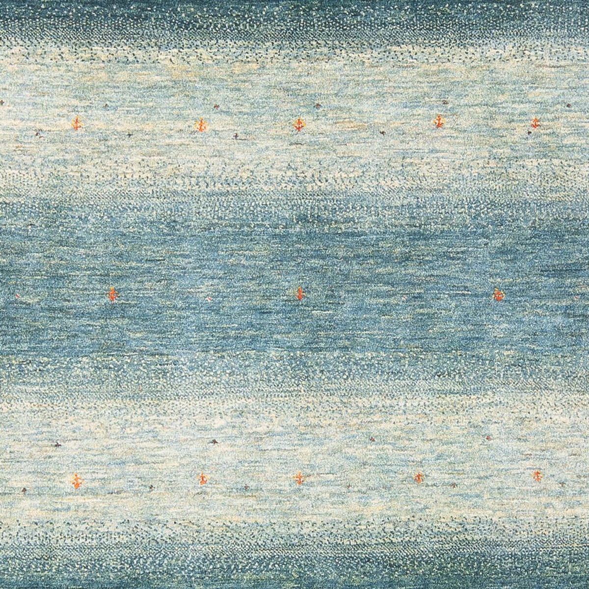 Gabbeh Teppich - Loribaft Perser - 250 x 168 cm - hellblau