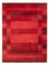 Gabbeh Teppich - Loribaft Perser - 226 x 174 cm - rot