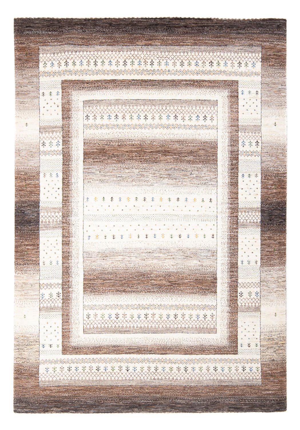 Gabbeh Teppich - Loribaft Perser - 244 x 177 cm - mehrfarbig