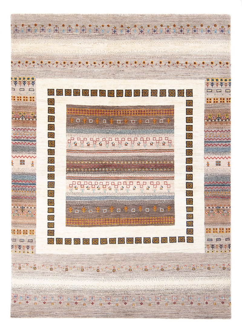 Gabbeh Teppich - Loribaft Perser - 226 x 160 cm - mehrfarbig