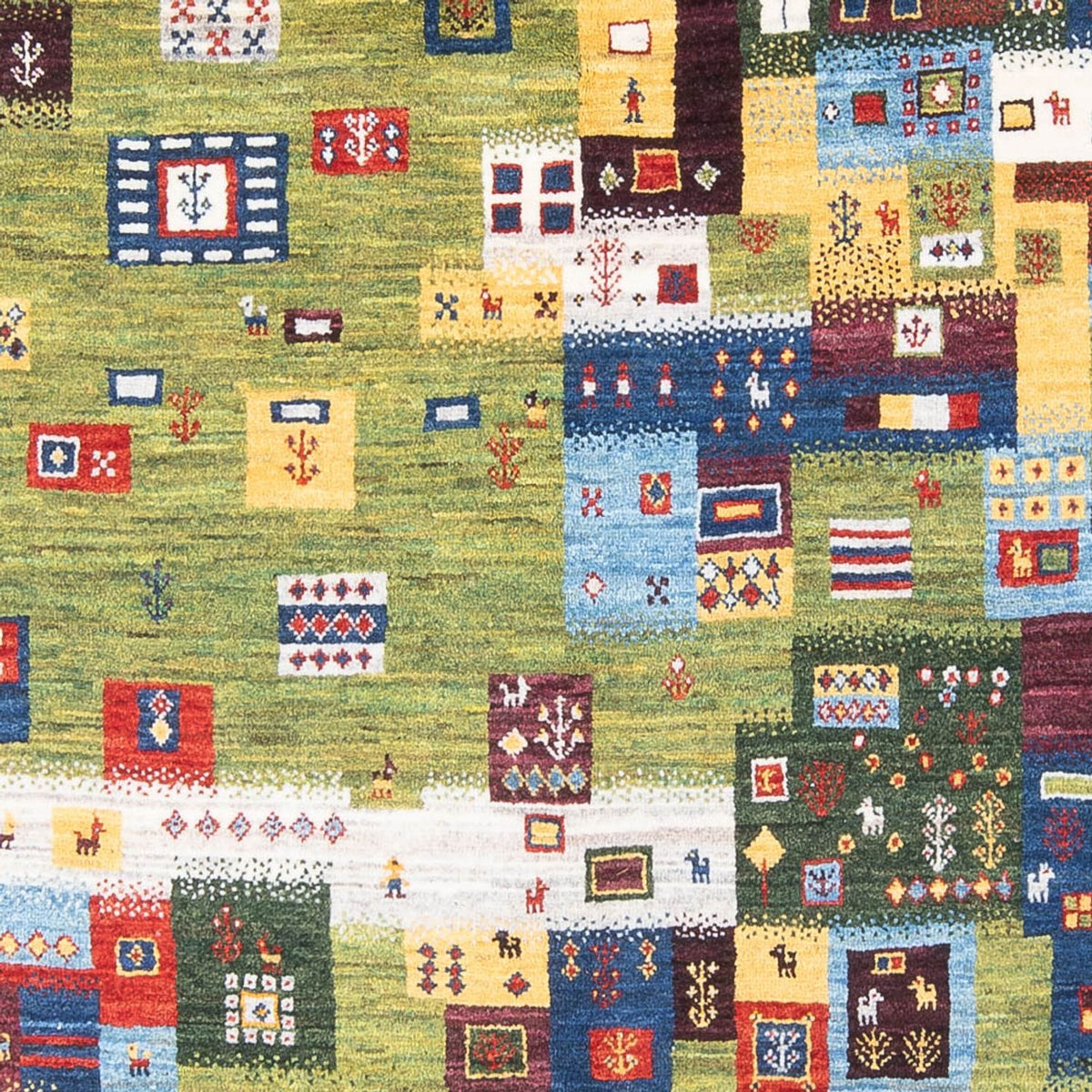 Gabbeh Teppich - Loribaft Perser - 236 x 175 cm - mehrfarbig