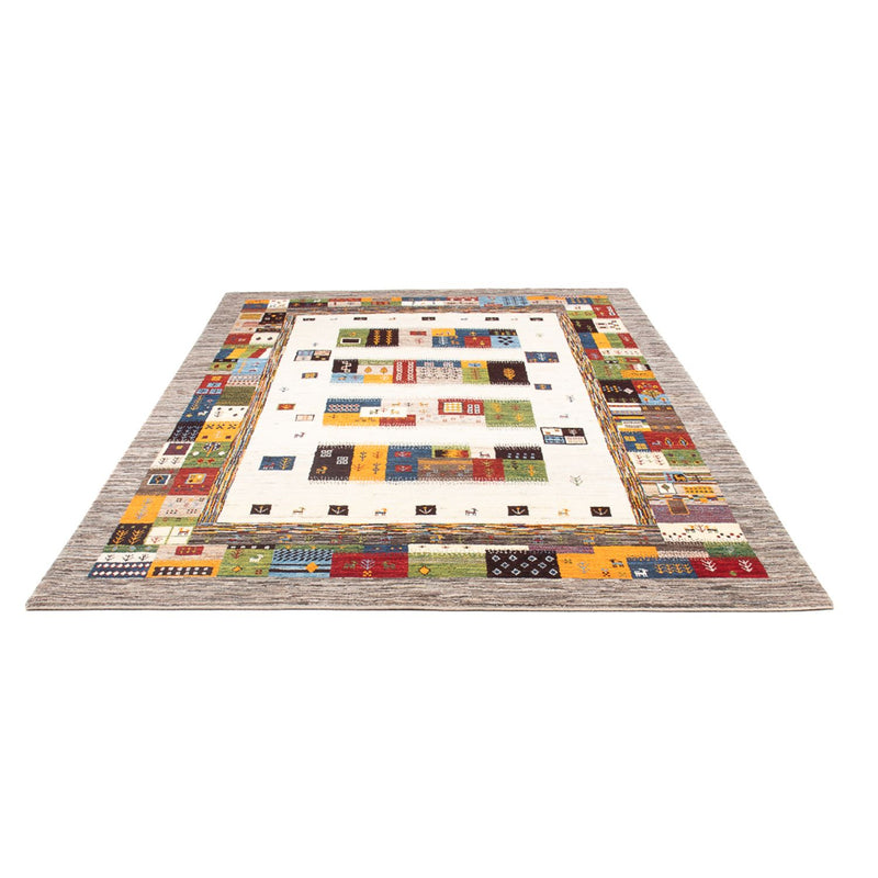 Gabbeh Teppich - Loribaft Perser - 258 x 178 cm - mehrfarbig