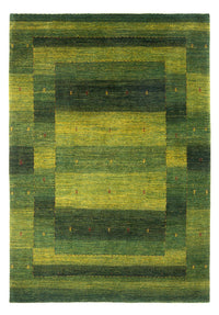 Tapis Gabbeh - Loribaft Persan - 243 x 166 cm - vert foncé