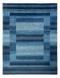 Tappeto Gabbeh - Loribaft Persero - 286 x 212 cm - blu mare