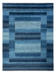 Gabbeh Teppich - Loribaft Perser - 286 x 212 cm - seeblau