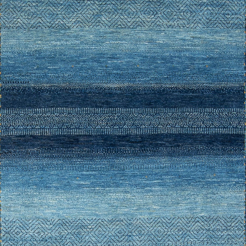Gabbeh Teppich - Loribaft Perser - 286 x 212 cm - seeblau