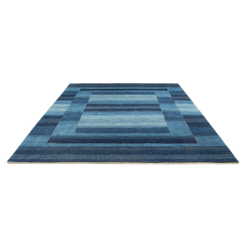 Gabbeh Teppich - Loribaft Perser - 286 x 212 cm - seeblau