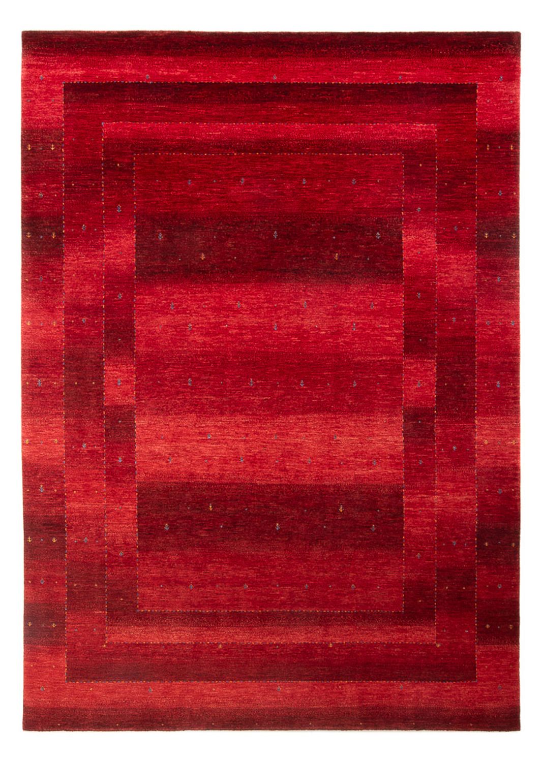 Gabbeh Teppich - Loribaft Perser - 304 x 215 cm - rot