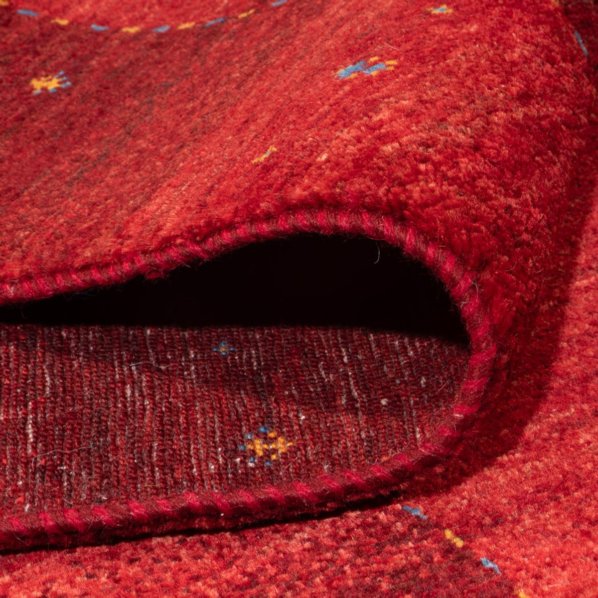 Gabbeh Teppich - Loribaft Perser - 304 x 215 cm - rot