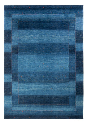 Gabbeh Teppich - Loribaft Perser - 312 x 214 cm - seeblau