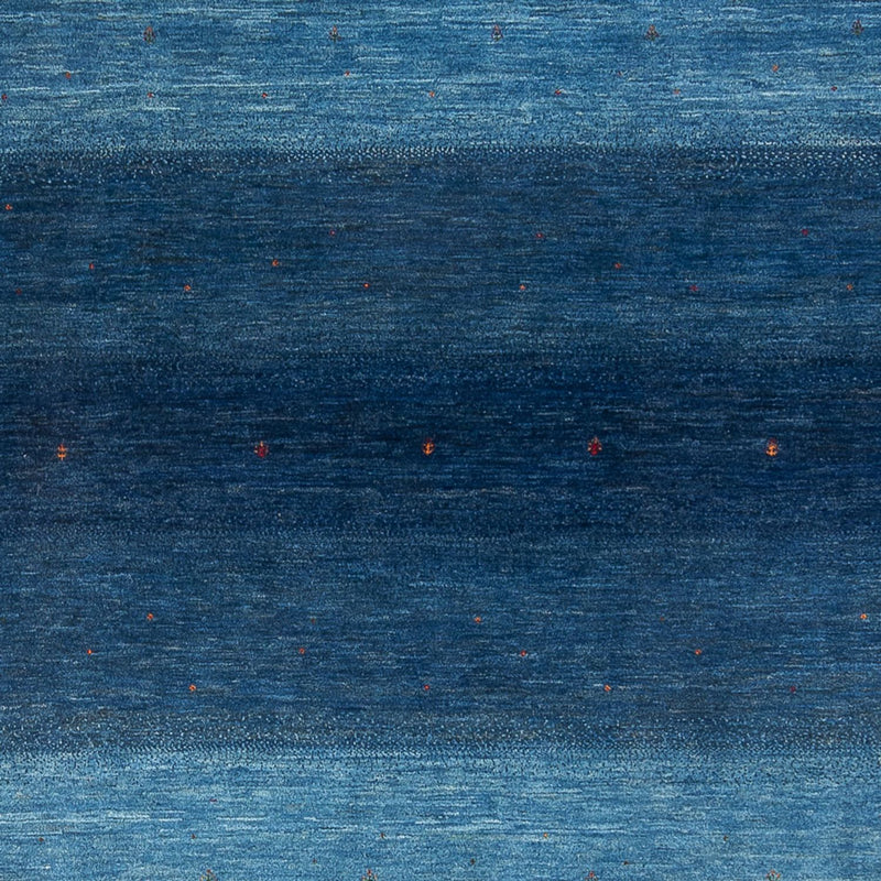 Gabbeh Teppich - Loribaft Perser - 331 x 222 cm - seeblau