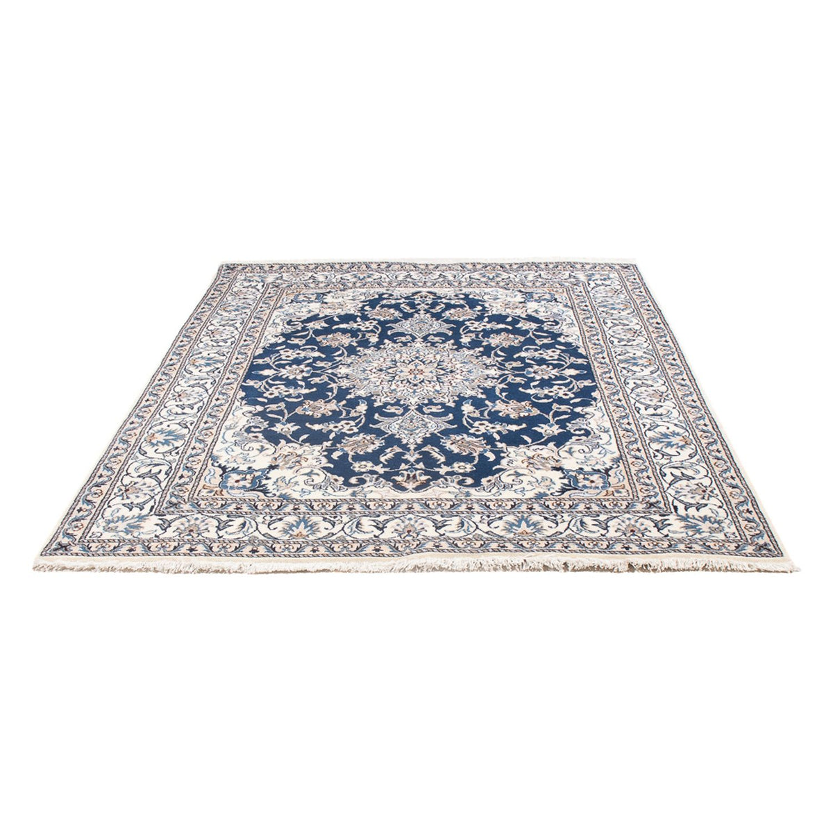 Perserteppich - Nain - Royal - 202 x 150 cm - blau