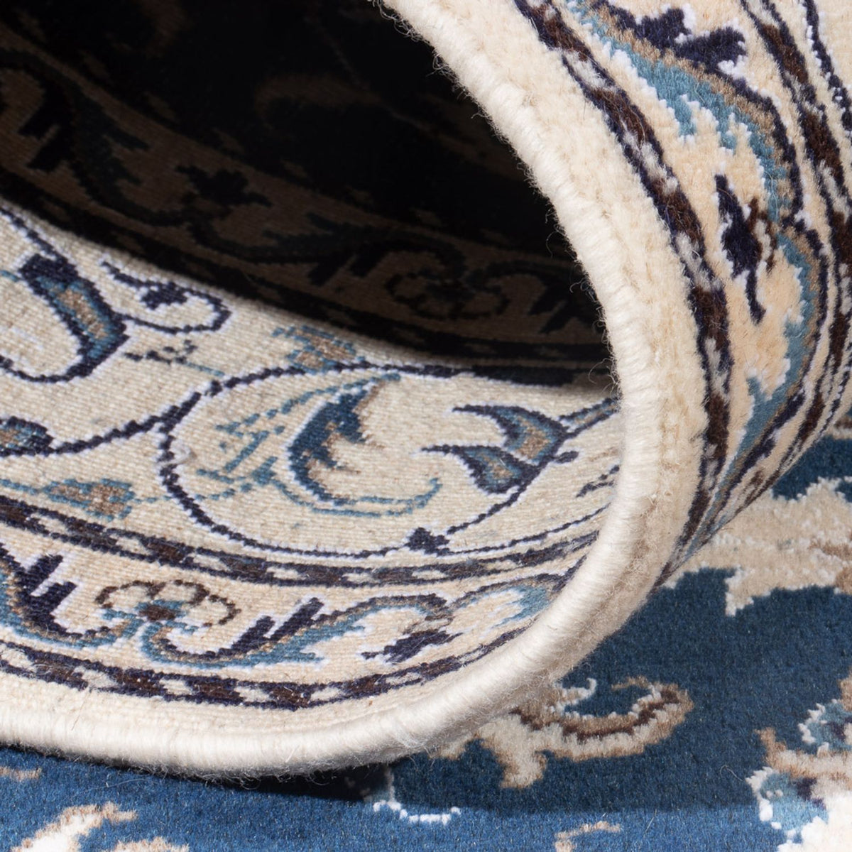 Perserteppich - Nain - Royal - 203 x 149 cm - blau