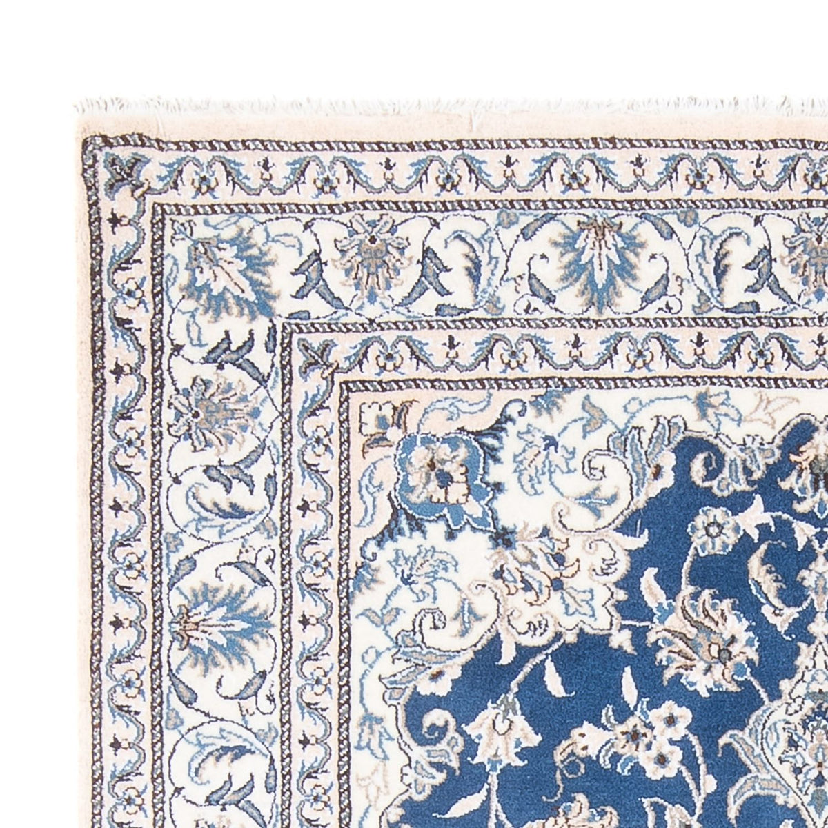 Nain - 9La Tappeto 147x194cm - Tappeto persiano - blu